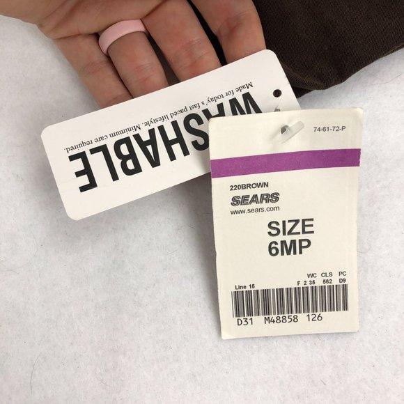 Helen Blake NWT Women's Size 6 Petite Brown Button Front Blazer Jacket - Picture 3 of 9